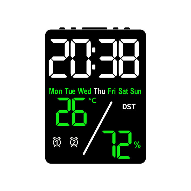 Digital Alarm Clock with Hygrometer and Temperature Display Stornfield