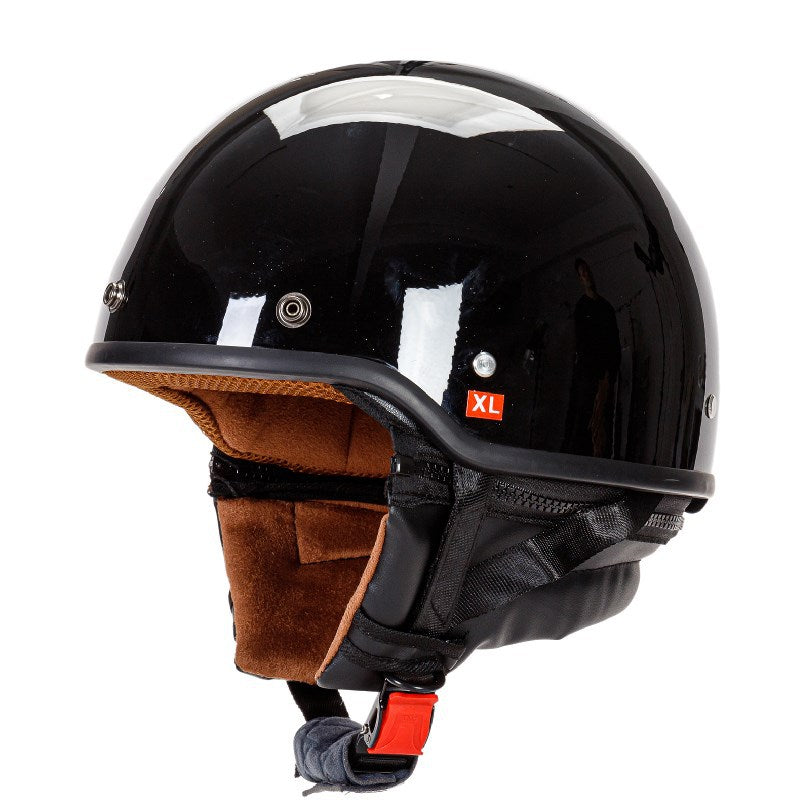 Lightweight Open-Face Motorcycle Helmet with Padded Interior Stornfield