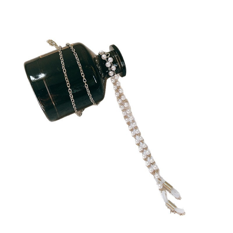 Pearl and metal glasses strap Stornfield