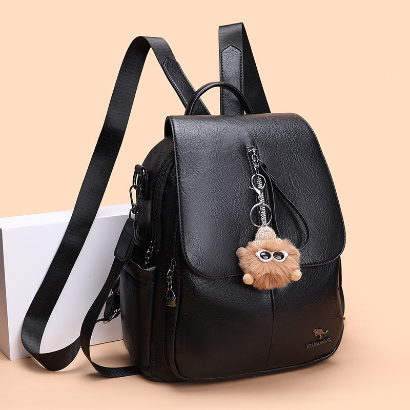 Stylish Multi-Function Leather Backpack Stornfield
