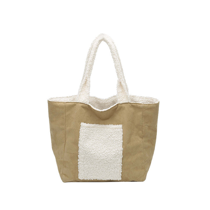 Cozy Sherpa Lined Tote Bag Stornfield