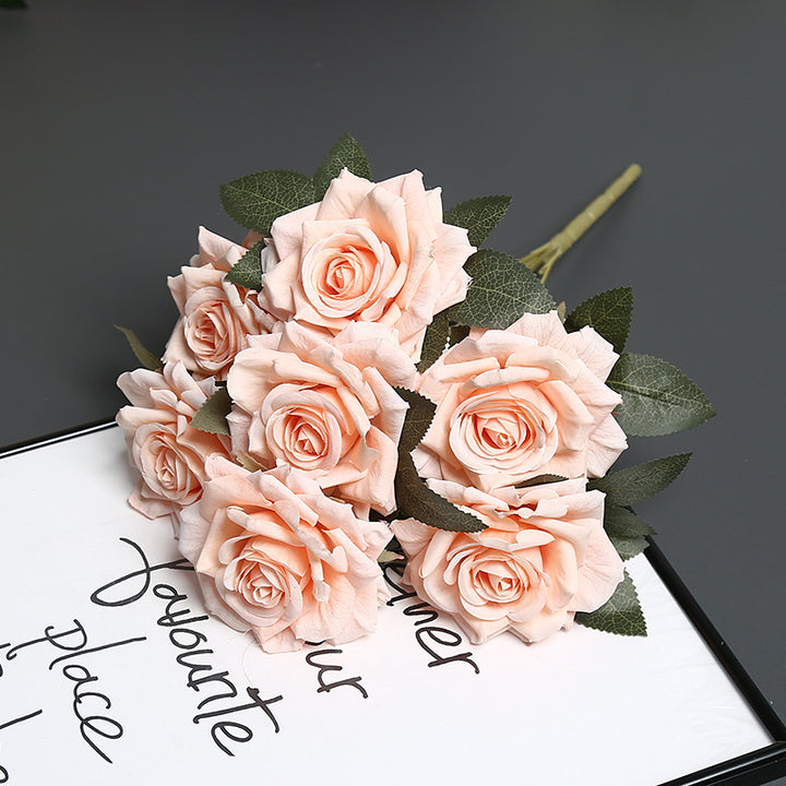 Premium Faux Floral Rose Bouquet