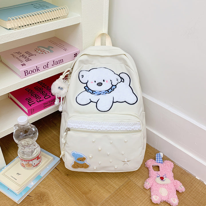 Cute Cartoon Character Print Backpack Stornfield