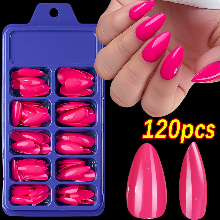 Premium Almond-Shaped False Nail Set Stornfield