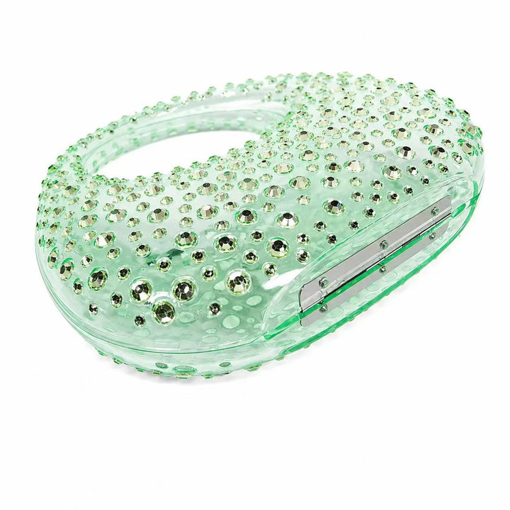 Stylish Bejeweled Acrylic Handheld Clutch
