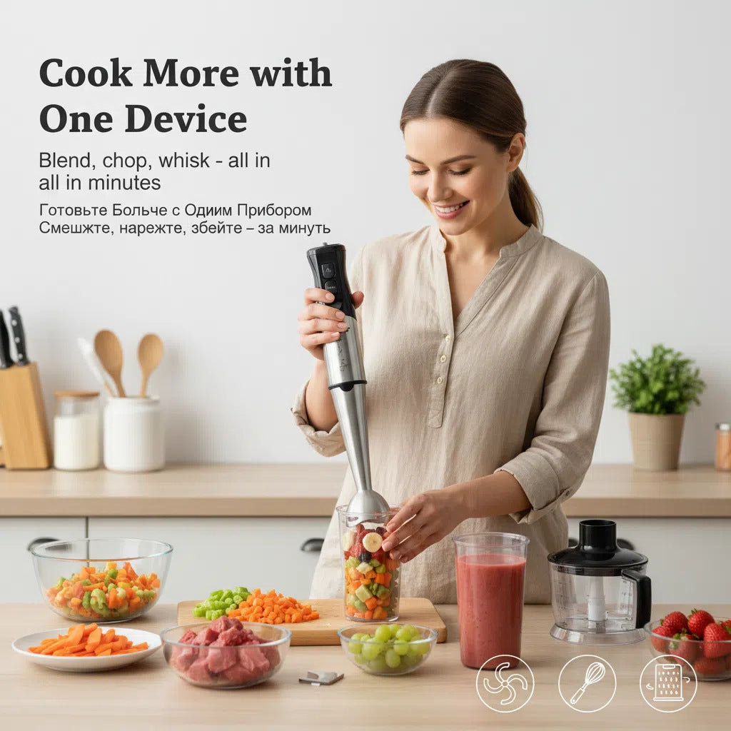 Multi-Function Handheld Immersion Blender Set Stornfield