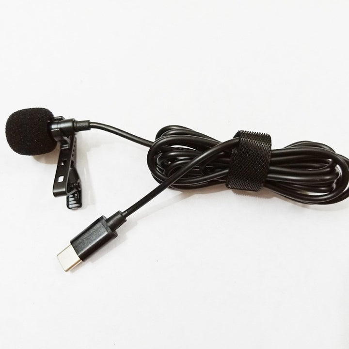 Lavalier microphone with flexible clip Stornfield