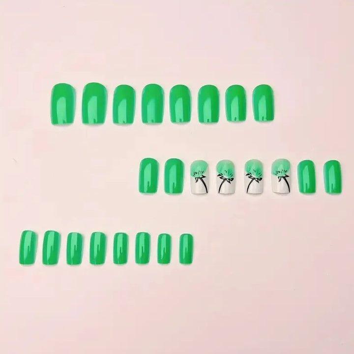 Elegant Botanical Nail Art Enhancements Stornfield