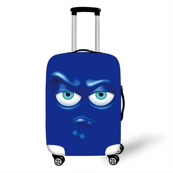 Unisex Hard-shell suitcase with funny cartoon face Stornfield