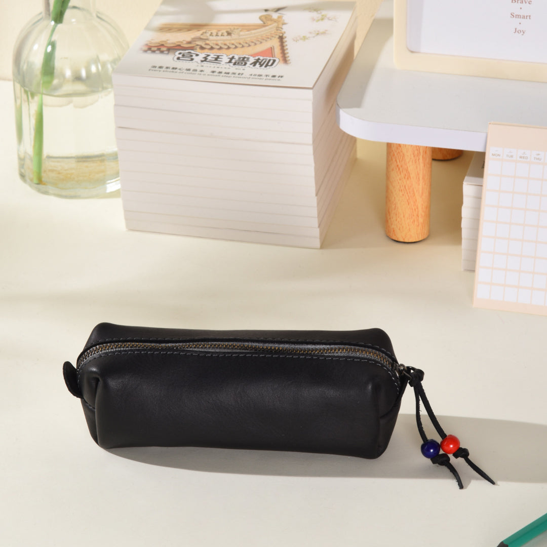Vintage Leather Pencil Case
