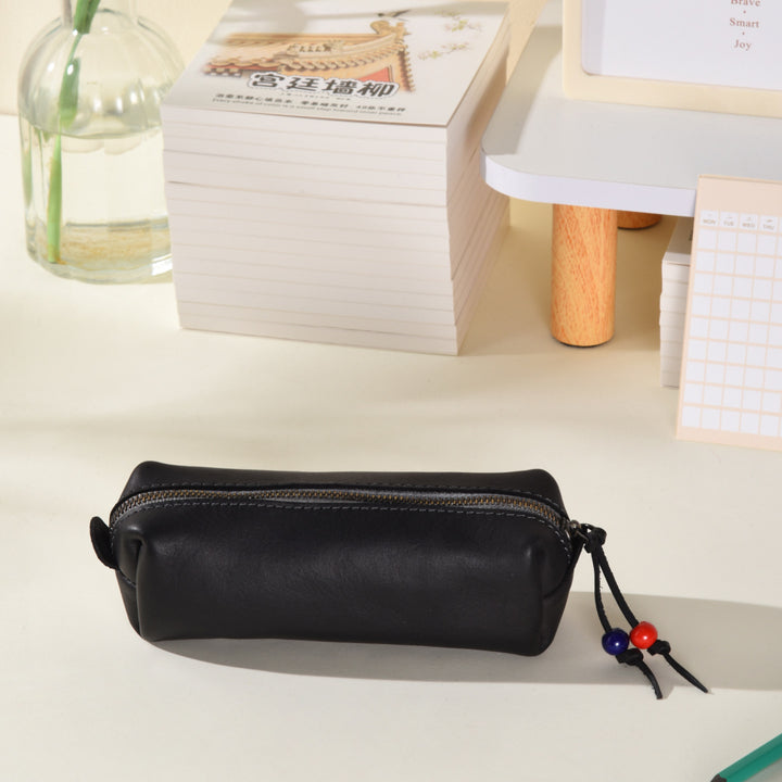 Vintage Leather Pencil Case