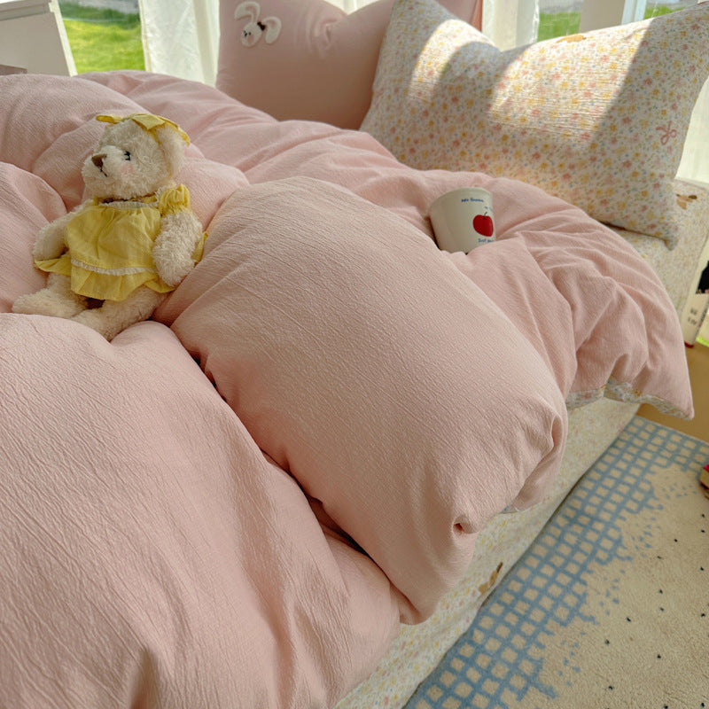 Children's Playful Cartoon Animal Themed Comforter Set