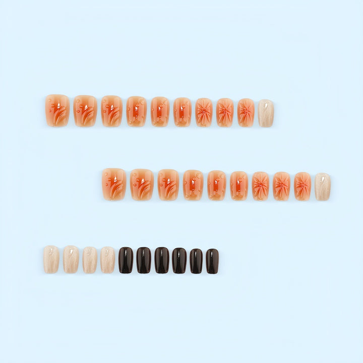 Elegant artificial nails in Boho style Stornfield