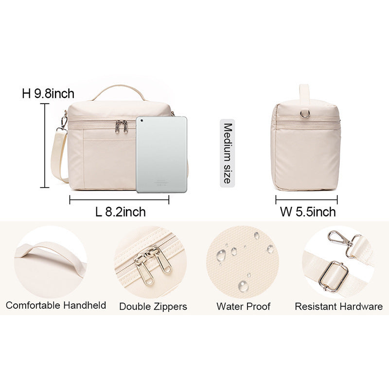 Practical cooler bag with insulating compartments Stornfield