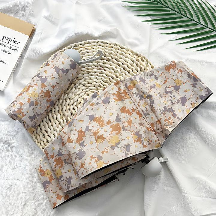 Ladies Folding Umbrella with Elegant Floral Pattern Stornfield
