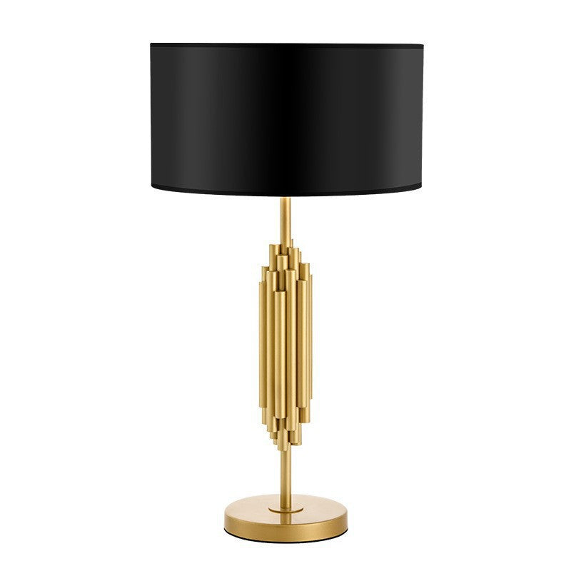 Sculptural Gold Accent Table Lamp