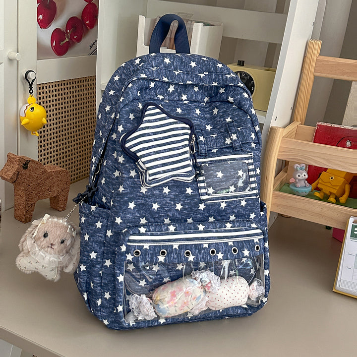 Fun Star-Embellished Casual Backpack Stornfield 1791204793