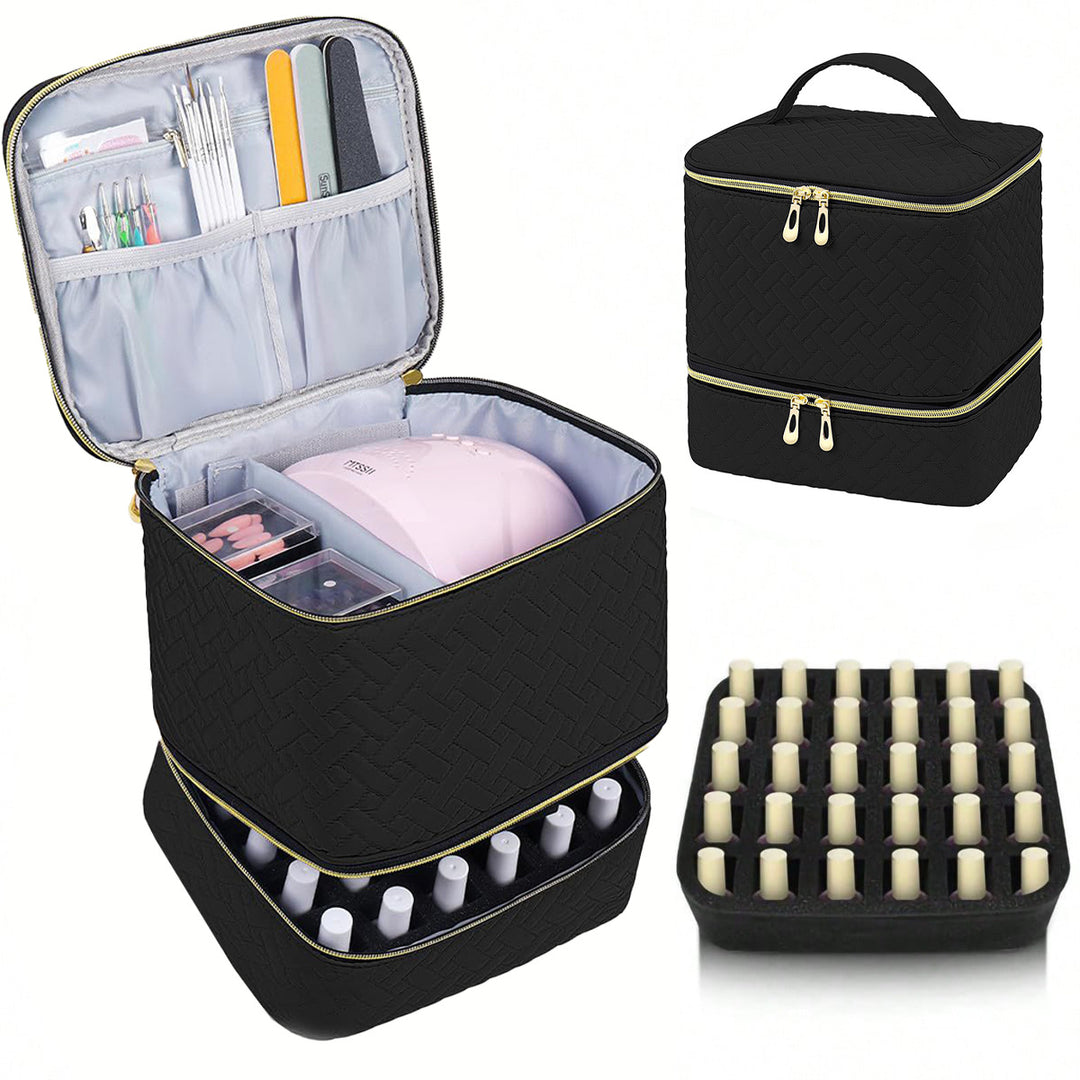 Cosmetic storage bag with multiple compartments Stornfield