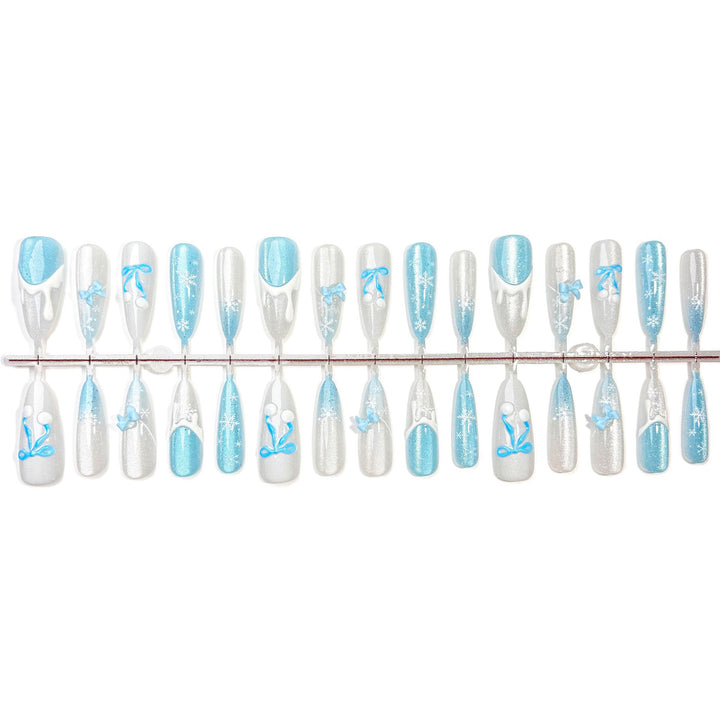 Winter-Themed Press-On Nail Set