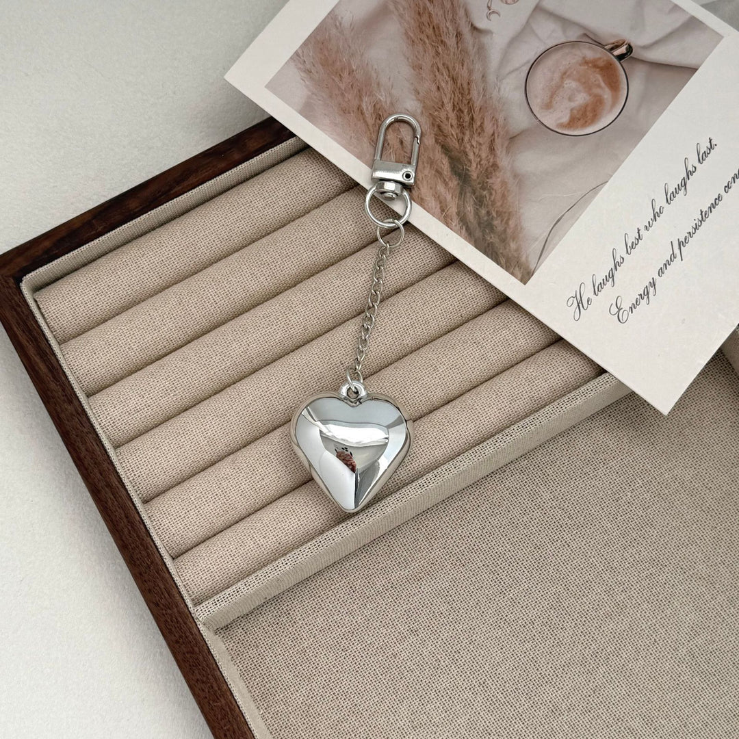 Heart-Shaped Metal Keychain Stornfield
