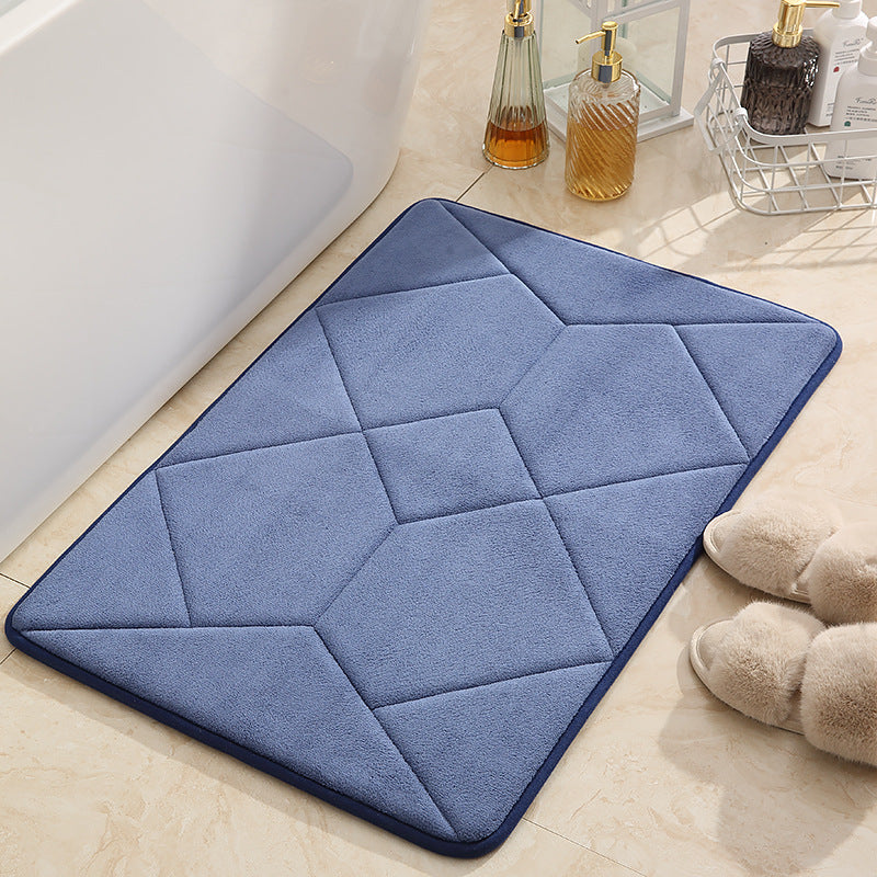 Abstract Pattern Bathroom Rug Stornfield