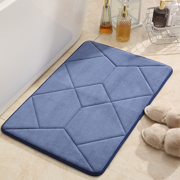 Abstract Pattern Bathroom Rug Stornfield
