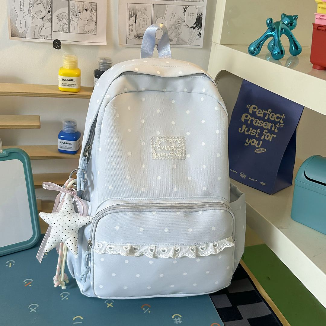 Polka Dot Decorative Backpack Stornfield
