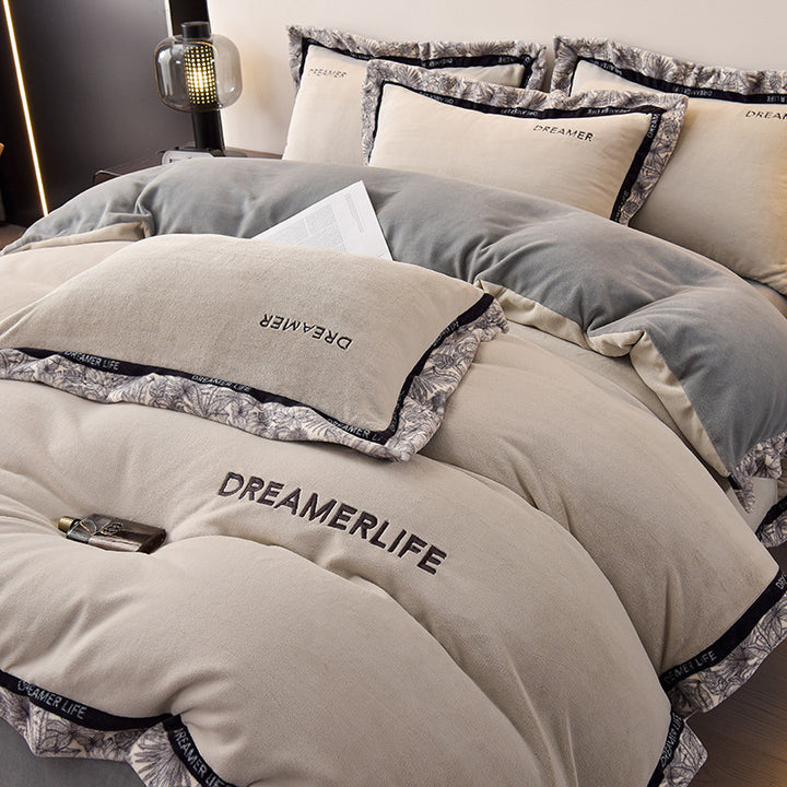 Plush Comforter Set