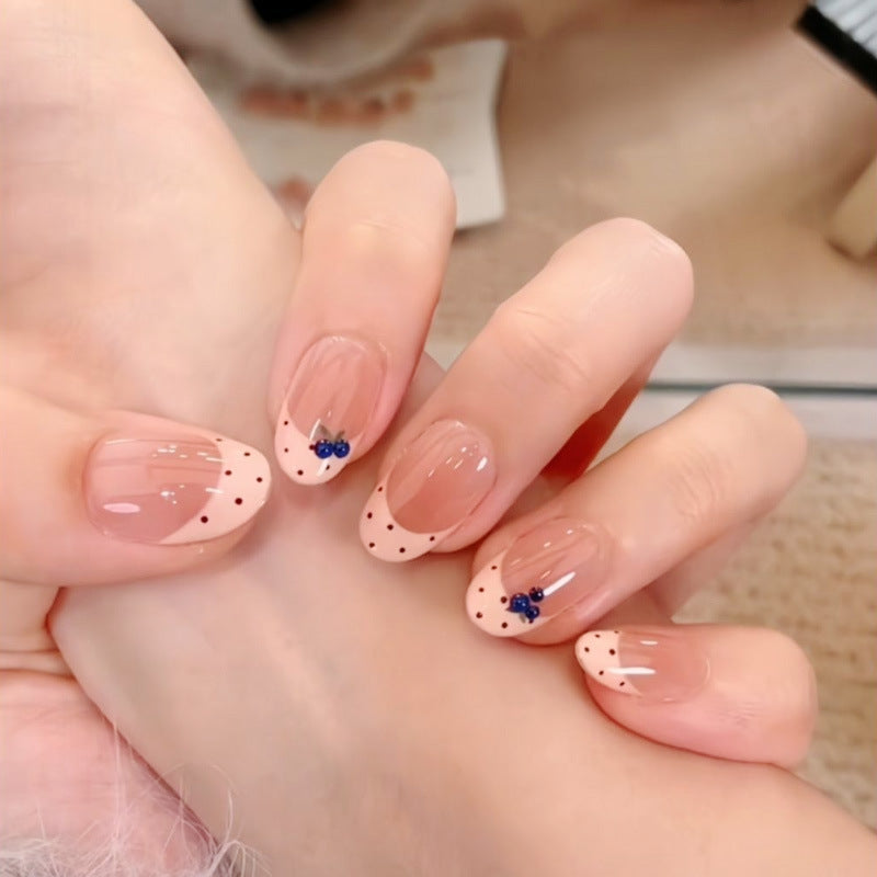 Whimsical Bunny-Themed Press-On Nail Art Set Stornfield