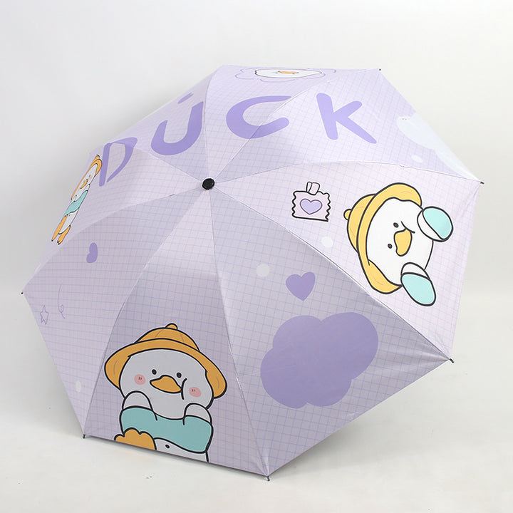 Ladies Folding Umbrella with Cute Animal Design Stornfield