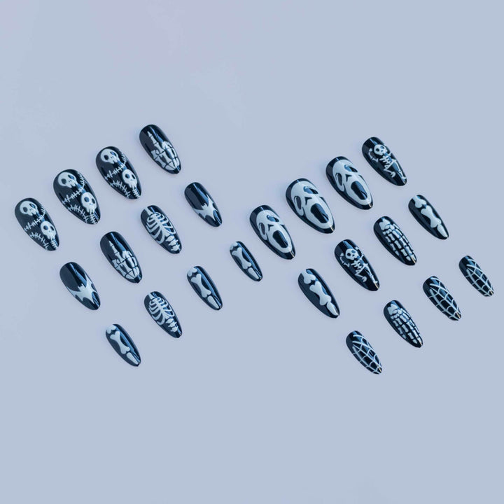 Festive Halloween-Themed Nail Art Set