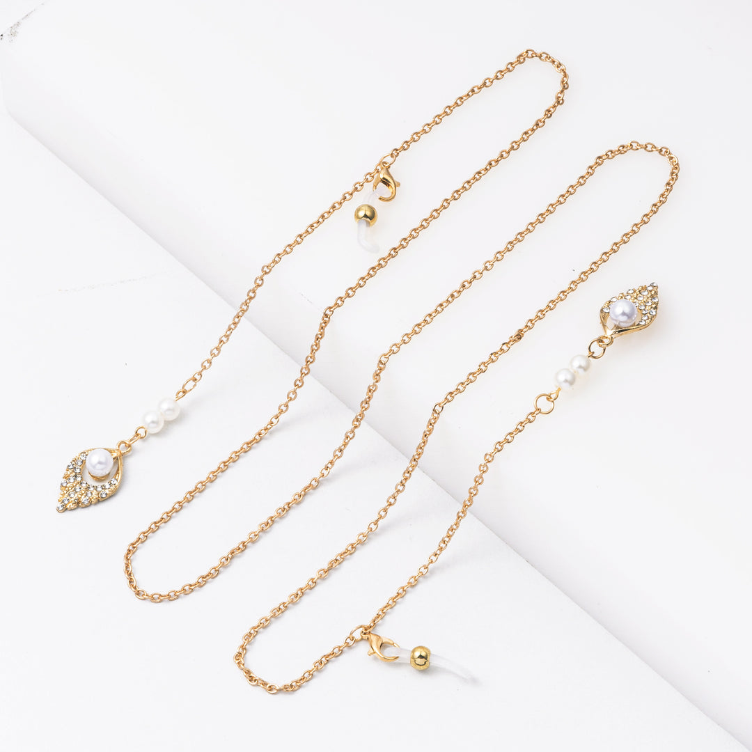 Elegant Dangle Pearl Earrings with Chain Stornfield