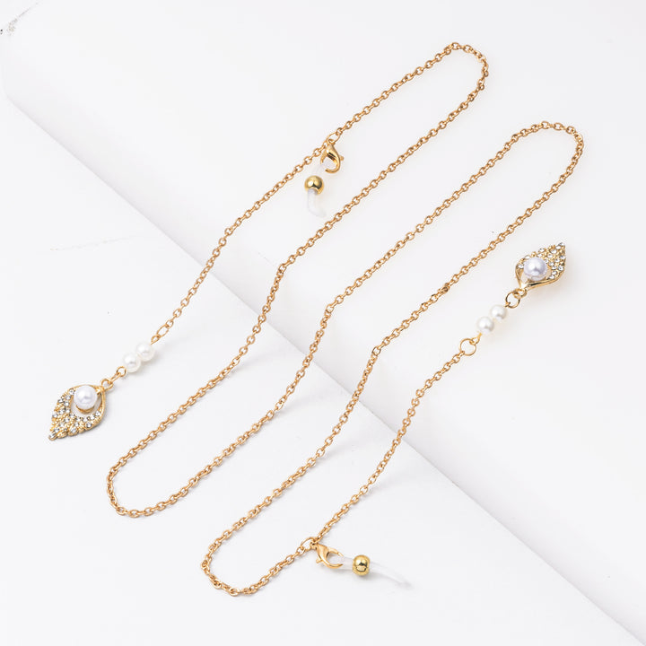 Elegant Dangle Pearl Earrings with Chain Stornfield