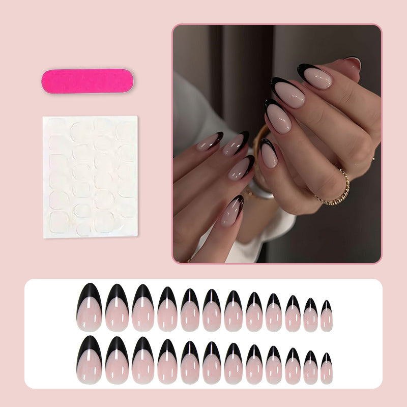 Nail Art Set with elegant French tips Stornfield