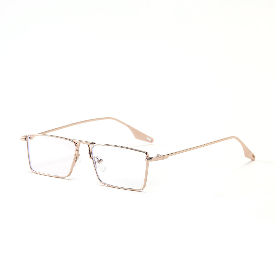 Women's elegant square sunglasses with narrow metal frame and UV protection Stornfield