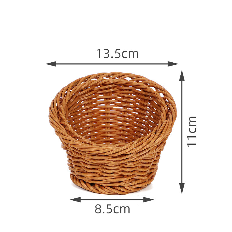 Decorative Woven Round Basket Stornfield