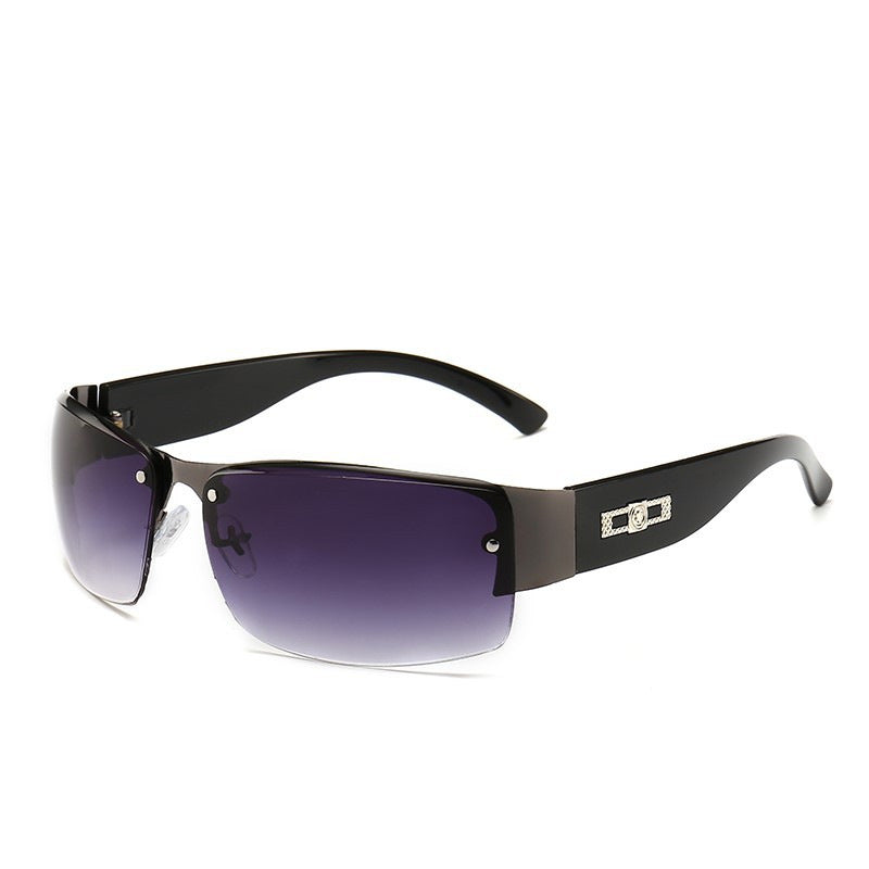 Ladies sporty sunglasses with wide frame and gradient lenses Stornfield