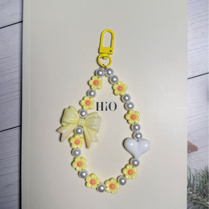 Decorative Floral Beaded Keychain Stornfield