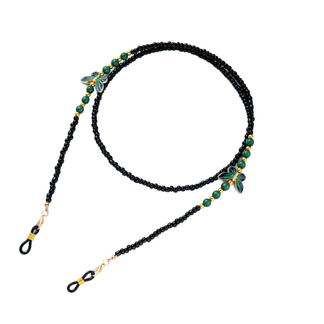Beaded Eyewear Chain with Decorative Elements Stornfield