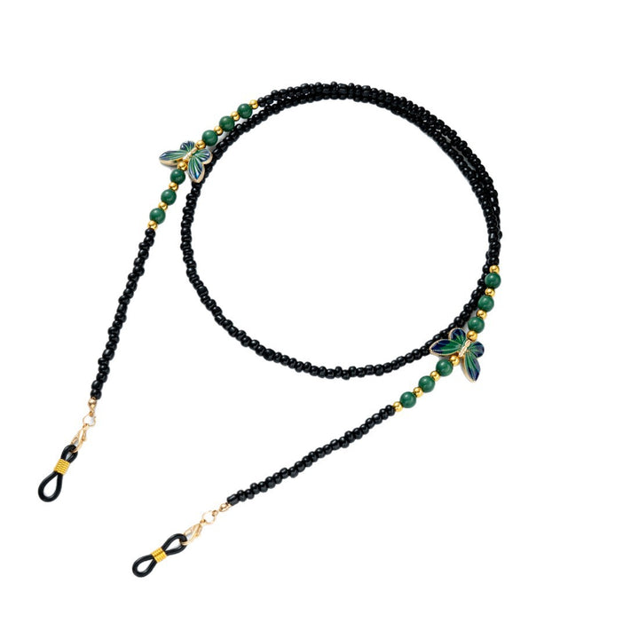 Beaded Eyewear Chain with Decorative Elements Stornfield