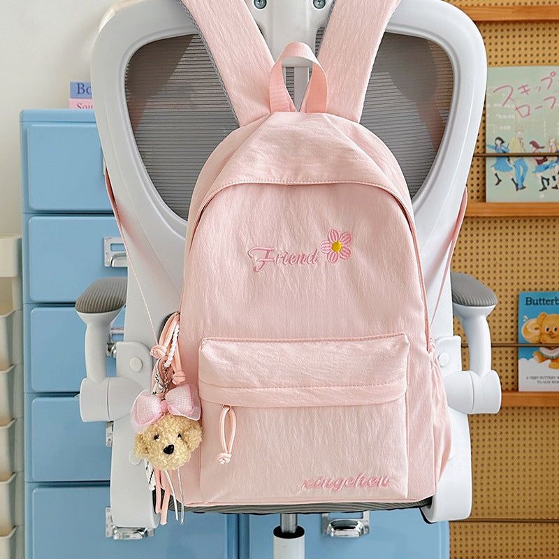 Cute Cartoon-Themed Embroidered Backpack Stornfield