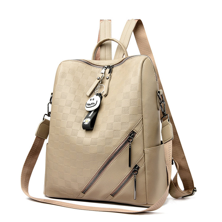 Checkered Pattern Stylish Backpack Stornfield