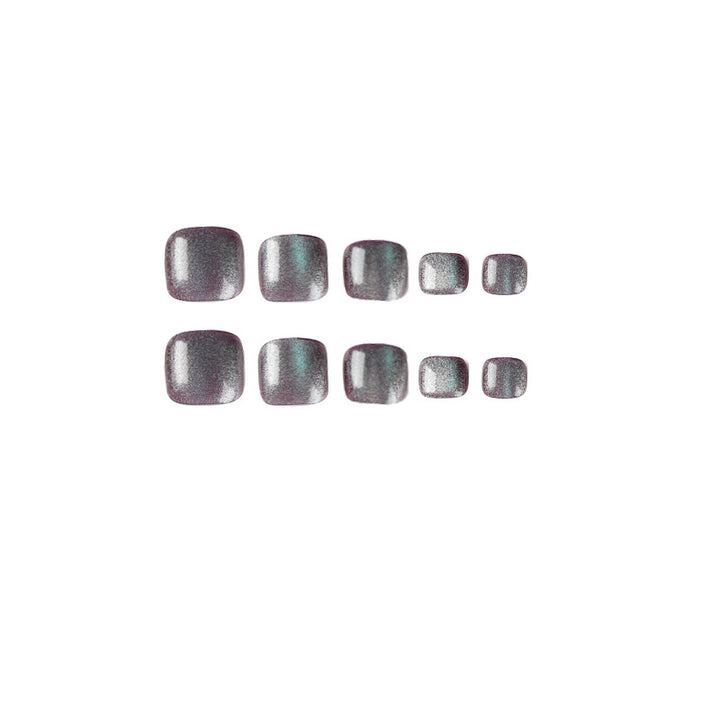 Shiny toenail art Stornfield