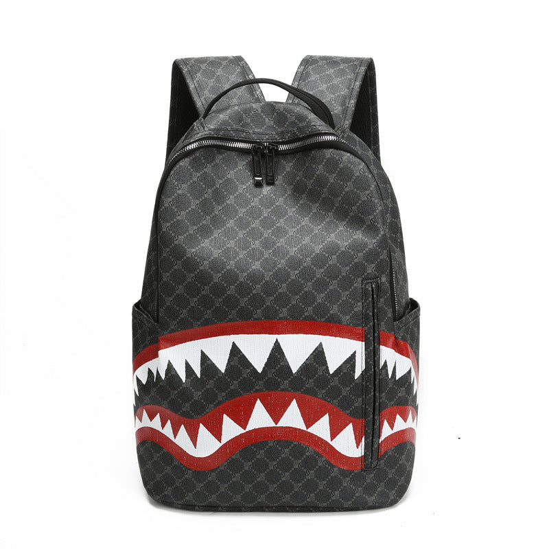 Shark-Graphic Casual Backpack Stornfield