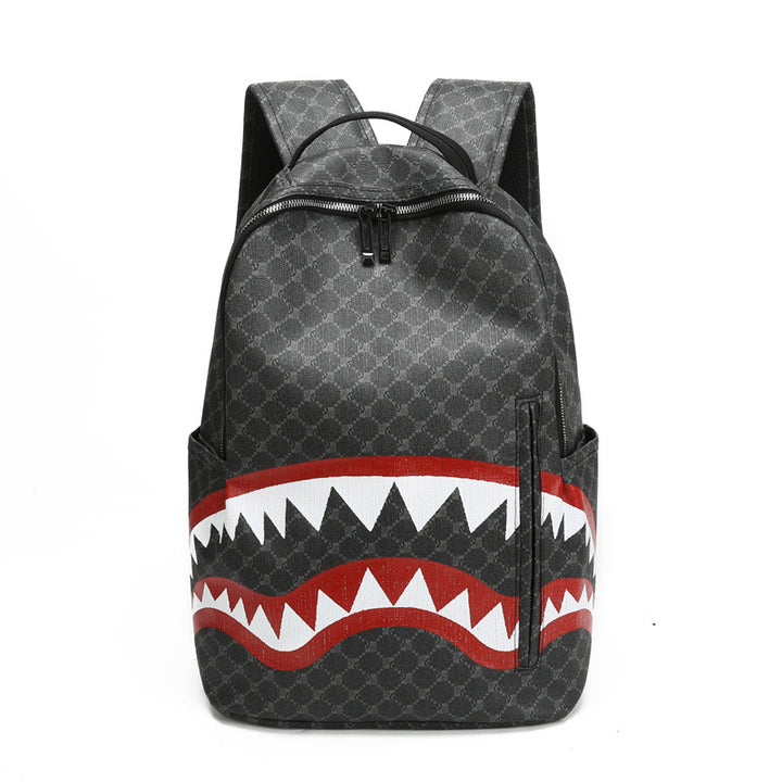 Shark-Graphic Casual Backpack Stornfield