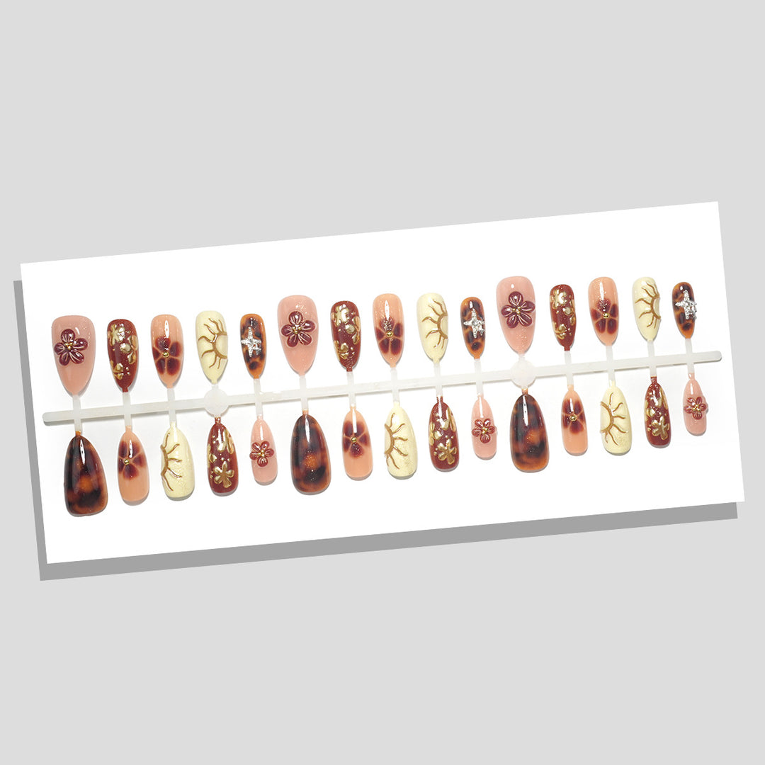 Artistic Press-On Nail Set