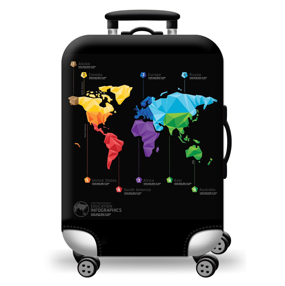 Hard Shell Luggage with Earth Design Stornfield