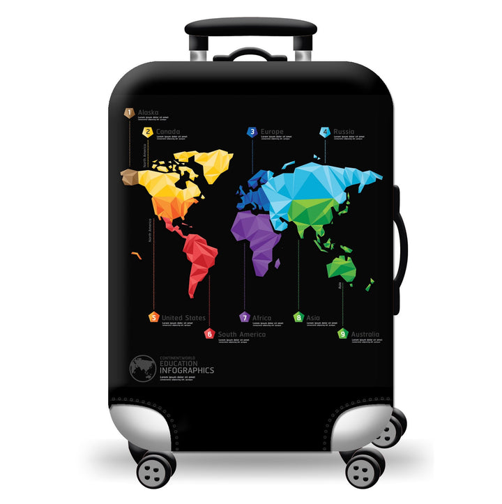 Hard Shell Luggage with Earth Design Stornfield