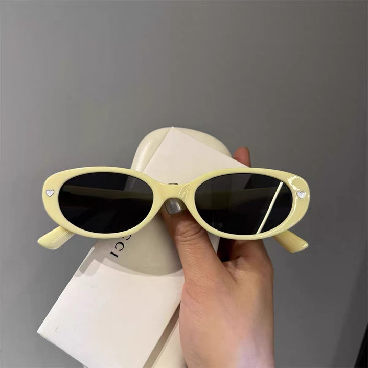 Fashionable Cat-Eye Sunglasses with Hearts Stornfield
