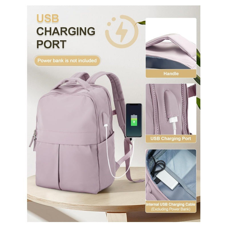 Multifunctional Laptop Backpack with USB Port and Versatile Compartments Stornfield